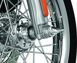 Kuryakyn Twisted Axle Caps Chrome