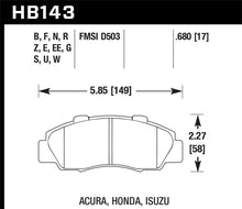 Load image into Gallery viewer, Hawk 97-01 Honda Prelude HP+ Street Front Brake Pads