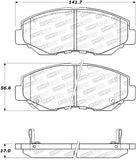 StopTech Sport Brake Pads w/Shims and Hardware - Front