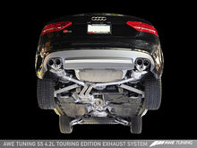 Load image into Gallery viewer, AWE Tuning Audi B8 S5 4.2L Touring Edition Exhaust System - Diamond Black Tips