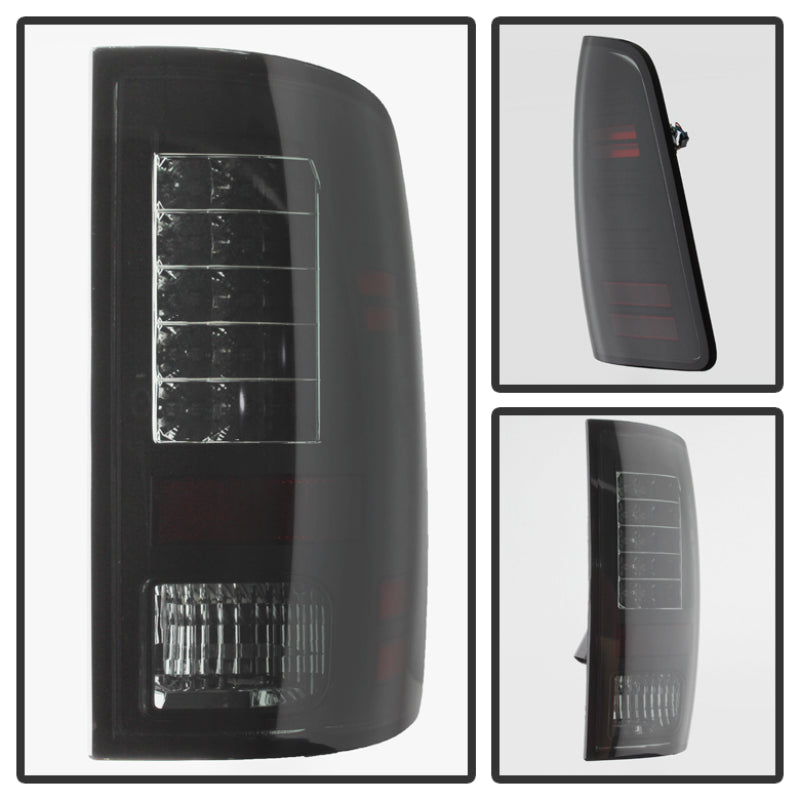 Spyder Dodge Ram 1500 13-14 13-14 LED Tail Lights LED Model only - Blk Smke ALT-YD-DRAM13-LED-BSM