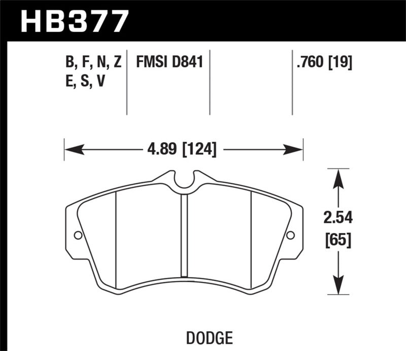 Hawk SRT4 HP+ Street Front Brake Pads