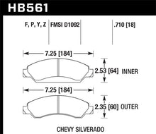 Load image into Gallery viewer, Hawk 07 Chevy Tahoe LTZ Front LTS Brake Pads