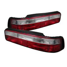 Load image into Gallery viewer, Spyder Acura Integra 90-93 2Dr Euro Style Tail Lights Red Clear ALT-YD-AI90-RC