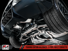 Load image into Gallery viewer, AWE Tuning 14-19 Chevy Corvette C7 Z06/ZR1 (w/o AFM) Touring Edition Axle-Back Exhaust w/Chrome Tips