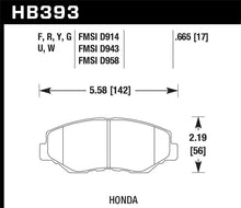 Load image into Gallery viewer, Hawk Acura/Honda HPS Street Front Brake Pads