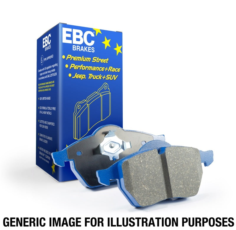 EBC 2016+ Alfa Romeo Giulia 2.9L Twin Turbo Bluestuff Rear Brake Pads