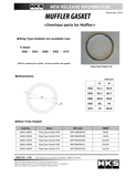 HKS Muffler Gasket 51.1mm ID 59.9mm OD