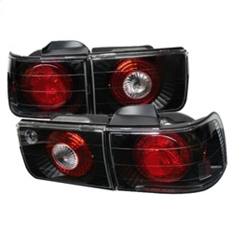 Spyder Honda Accord 92-93 4Dr Euro Style Tail Lights Black ALT-YD-HA92-4D-BK