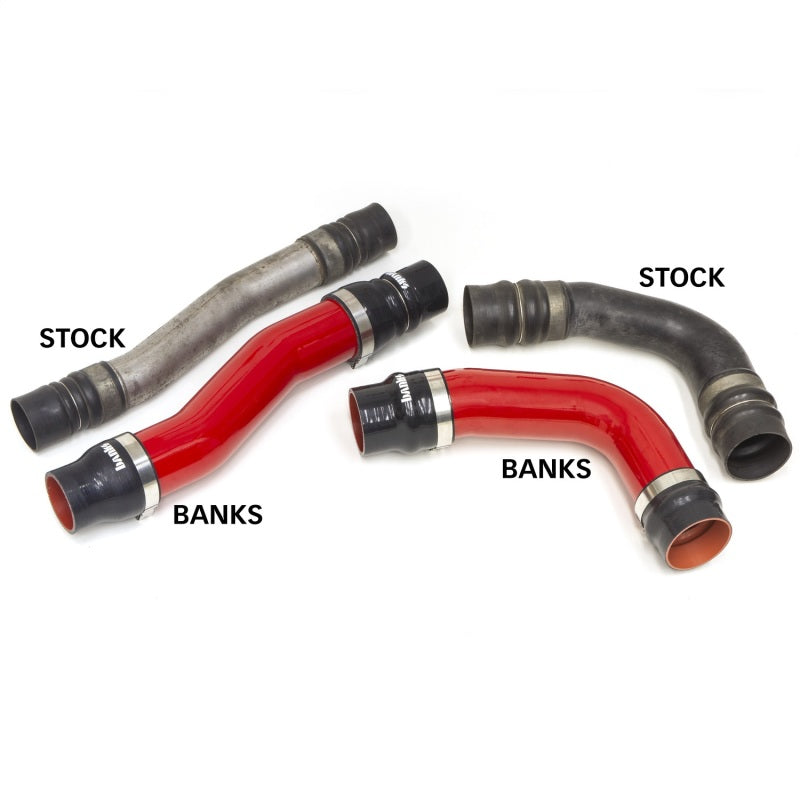 Banks 10-12 Ram 6.7L Diesel OEM Replacement Cold Boost Tubes - Red