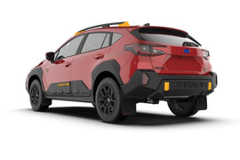 Rally Armor 24-25 Subaru Crosstrek (Wilderness Only) Black UR Mud Flap W/Red Logo - No Drilling Req