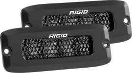 Rigid Industries SR-Q Series PRO Midnight Edition - Spot - Diffused - Pair