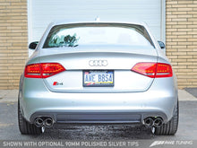 Load image into Gallery viewer, AWE Tuning Audi B8 / B8.5 S4 3.0T Track Edition Exhaust - Chrome Silver Tips (90mm)