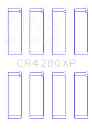 King Engine Bearings Subaru WRX/STi EJ20/EJ22/EJ25 48mm Rod Performance Rod Bearing Set - Size STDX