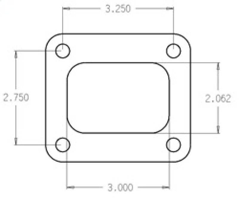 Cometic Turbo FLG T4 Garrett Exh Inlet .010in Exhaust Gasket