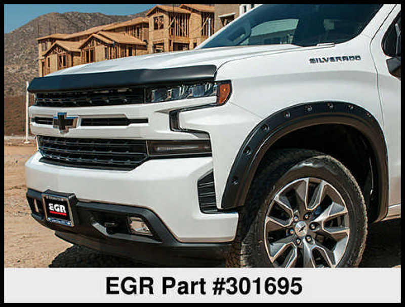 EGR 2019 Chevy 1500 Super Guard Hood Guard - Matte