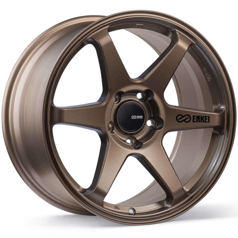 Enkei T6R 17x9 40mm Offset 5x114.3 Bolt Pattern 72.6 Bore Matte Bronze Wheel