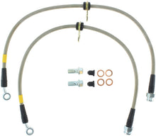 Load image into Gallery viewer, StopTech 02-05 Honda Civic Stainless Steel Front Brake Line Kit