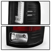 Load image into Gallery viewer, Spyder GMC Sierra 14-16 LED Tail Lights Black ALT-YD-GS14-LBLED-BK