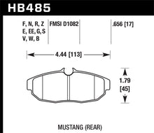 Load image into Gallery viewer, Hawk 05-07 Ford Mustang GT &amp; V6 HP+ Street Rear Brake Pads