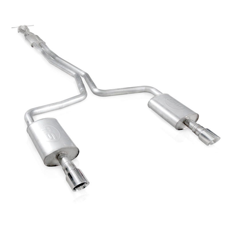 Stainless Works 2010-18 Ford Taurus SHO V6 2-1/2in Catback Chambered Mufflers X-Pipe