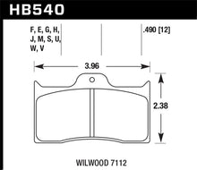 Load image into Gallery viewer, Hawk Wilwood DTC-60 Brake Pads