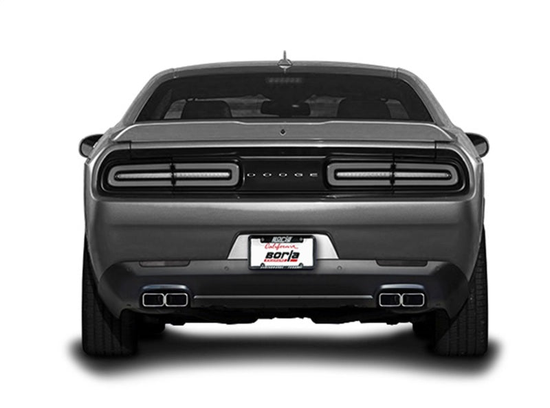 Borla 15-16 Dodge Challenger R/T 5.7L Dual Rectangle Angle Cut Dual Split Rear Exit ATAK Exhaust