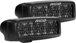 Rigid Industries SR-Q Series PRO Midnight Edition - Spot - Diffused - Pair