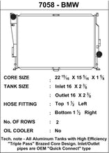 Load image into Gallery viewer, CSF 00-06 BMW M3 (E46) Triple Pass Radiator