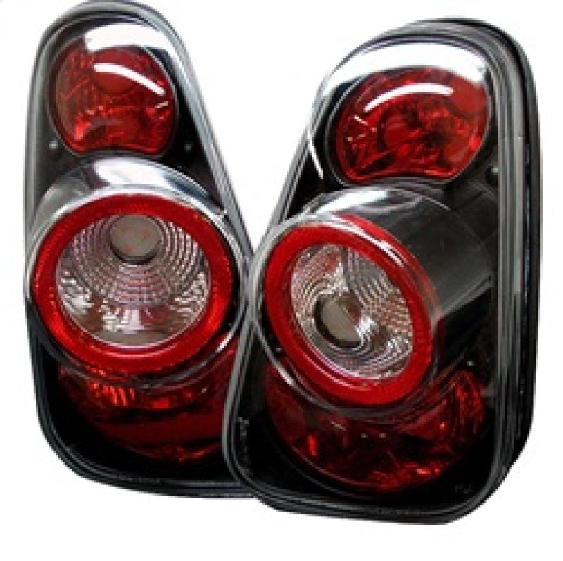 Spyder Mini Cooper 02-06/Cooper Convertibles 05-08 Euro Style Tail Lights Black ALT-YD-MC02-BK