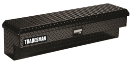 Tradesman Aluminum Side Bin Truck Tool Box (48in.) - Black