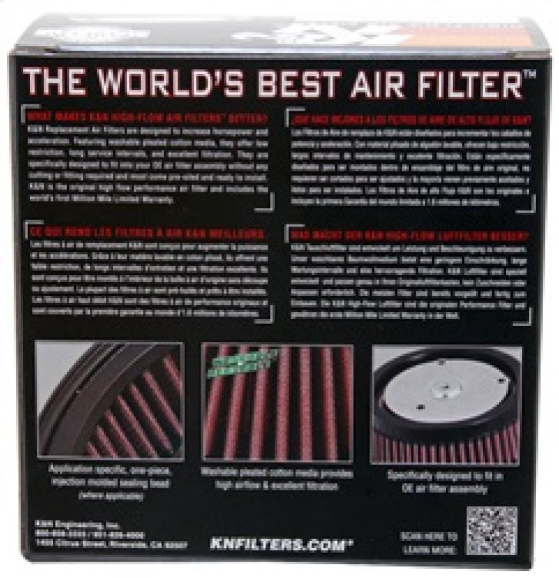 K&N 2017 Harley-Davidson FLHR Road King Replacement Air Filter