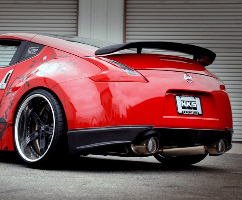 HKS 09-21 Nissan 370z Dual Hi-Power Ti. Tip Catback Exhaust (SUS304 NO COATING)