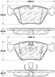 StopTech Performance 04-09 BMW X3 (E38) / 06-09 Z4 3.0Si (E86) / 00-07 330 Series Front Brake Pads