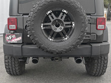 Load image into Gallery viewer, aFe Rebel Series 2.5in 409 SS Cat-Back Exhaust w/ Black Tips 2007+ Jeep Wrangler (JK) V6 3.6L/3.8L