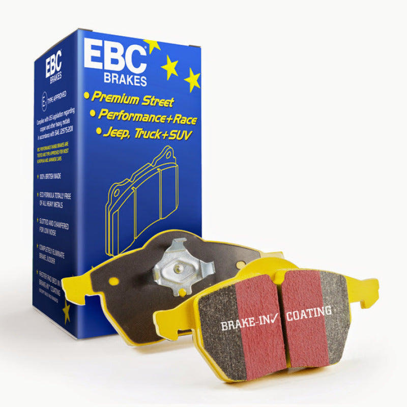 EBC 09+ Hyundai Genesis Coupe 2.0 Turbo (Brembo) Yellowstuff Front Brake Pads