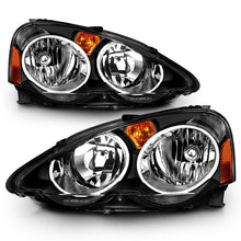 Load image into Gallery viewer, ANZO 2002-2004 Acura RSX Crystal Headlights Black