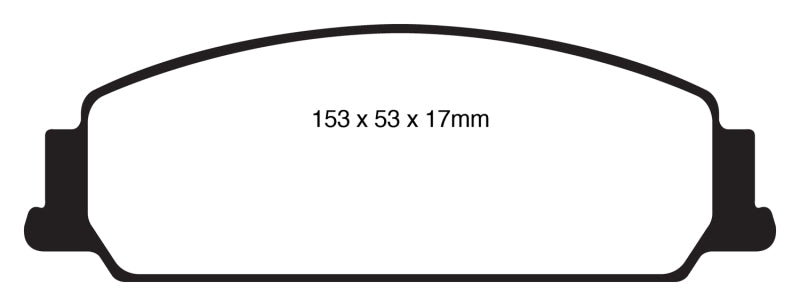 EBC 08-10 Pontiac G8 3.6 Yellowstuff Front Brake Pads