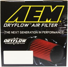Load image into Gallery viewer, AEM Dryflow Air Filter Conical 5.5in Base OD x 4.75in Top OD x 5in Height
