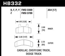 Load image into Gallery viewer, Hawk 99-00 Cadillac Escalade / 88-91 Ford C1500 EC / 92-99 C1500 All Cab Front LTS Street Brake Pads