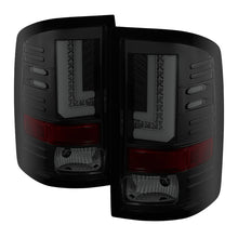 Load image into Gallery viewer, Spyder GMC Sierra 14-16 LED Tail Lights Black Smoke ALT-YD-GS14-LBLED-BSM