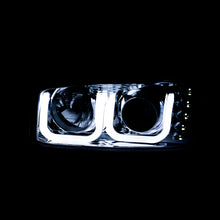 Load image into Gallery viewer, ANZO 1999-2006 GMC Sierra 1500 Projector Headlights w/ U-Bar Black