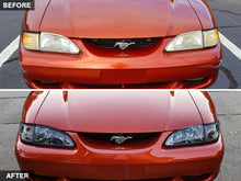 Load image into Gallery viewer, Raxiom 94-98 Mustang Axial Series Cobra Style Headlights- Black Housing (Clear Lens)