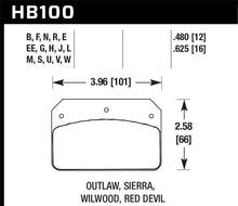 Load image into Gallery viewer, Hawk Wilwood Dynalite Caliper 12mm Street DTC-60 Brake Pads