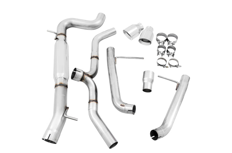 AWE Tuning VW MK7 Golf Alltrack/Sportwagen 4Motion Track Edition Exhaust - Polished Silver Tips