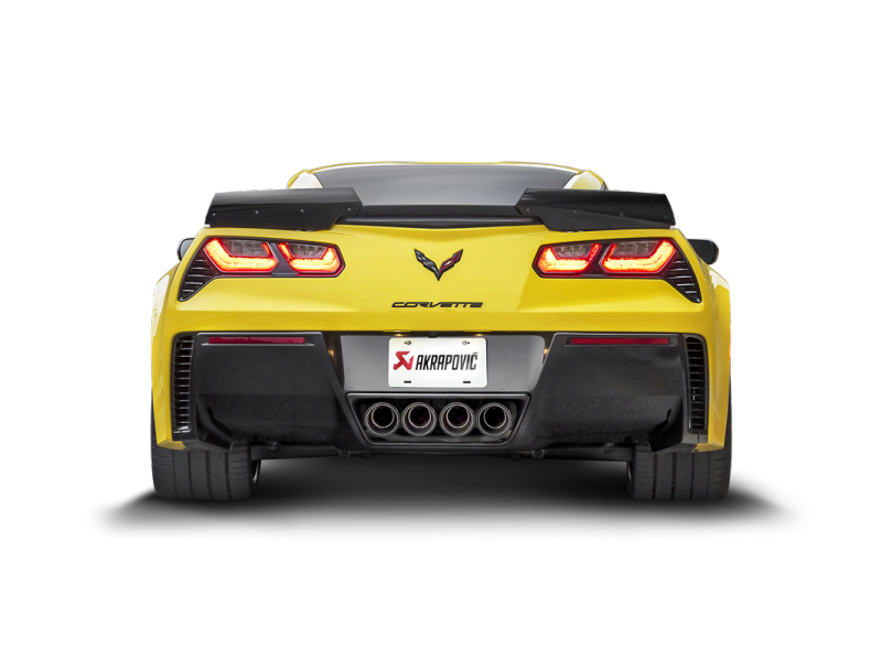 Akrapovic 14-17 Chevrolet Corvette Z06 (C7) Slip-On Line (Titanium) w/ Carbon Tips