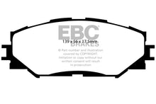 Load image into Gallery viewer, EBC 10-12 Lexus HS250h 2.4 Hybrid Ultimax2 Front Brake Pads