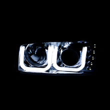 Load image into Gallery viewer, ANZO 1999-2006 GMC Sierra 1500 Projector Headlights w/ U-Bar Black