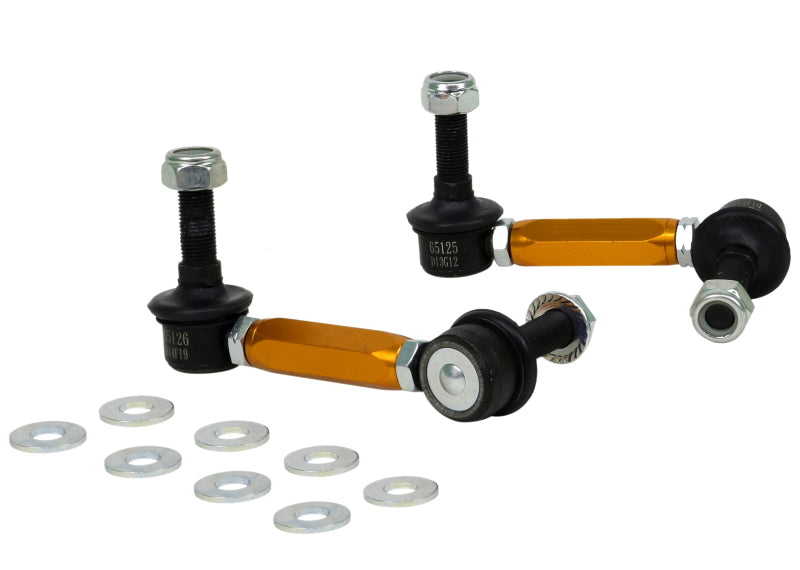 Whiteline Universal Sway Bar Link Assembly Heavy Duty Adjustable Steel Ball 115mm Size