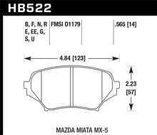 Load image into Gallery viewer, Hawk 06-10 Mazda Miata Mx-5 Front HPS Sreet Brake Pads